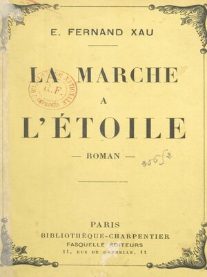 cover image of La marche à l'étoile